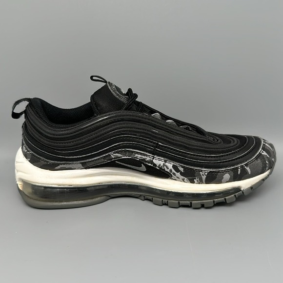 Nike Air Max 97‎ Black Grey Running Shoes 917646-005 Women's Sz 7 - Picture 7 of 10